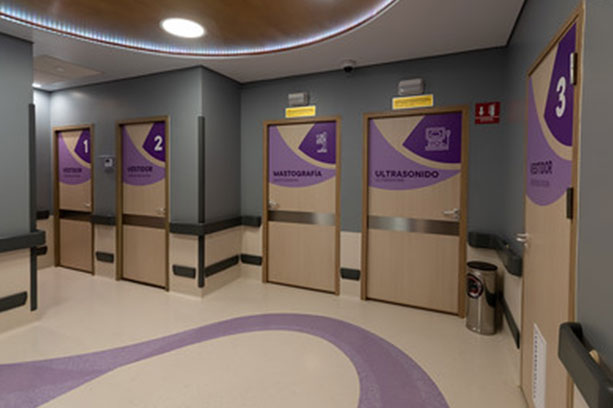 Changing rooms and doctors consultation rooms