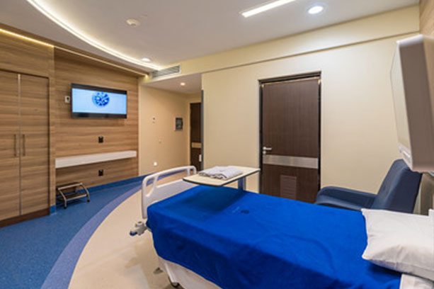 New city hospital double patient room for go light bariatrics patients