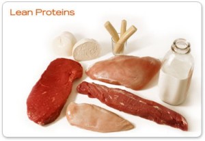 Lean proteins milk and meat