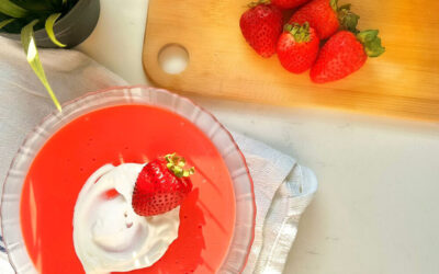 Strawberry Yogurt Jello