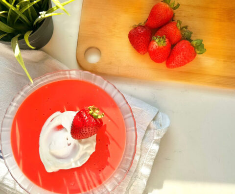 Strawberry Yogurt Jello | Go Light Bariatrics