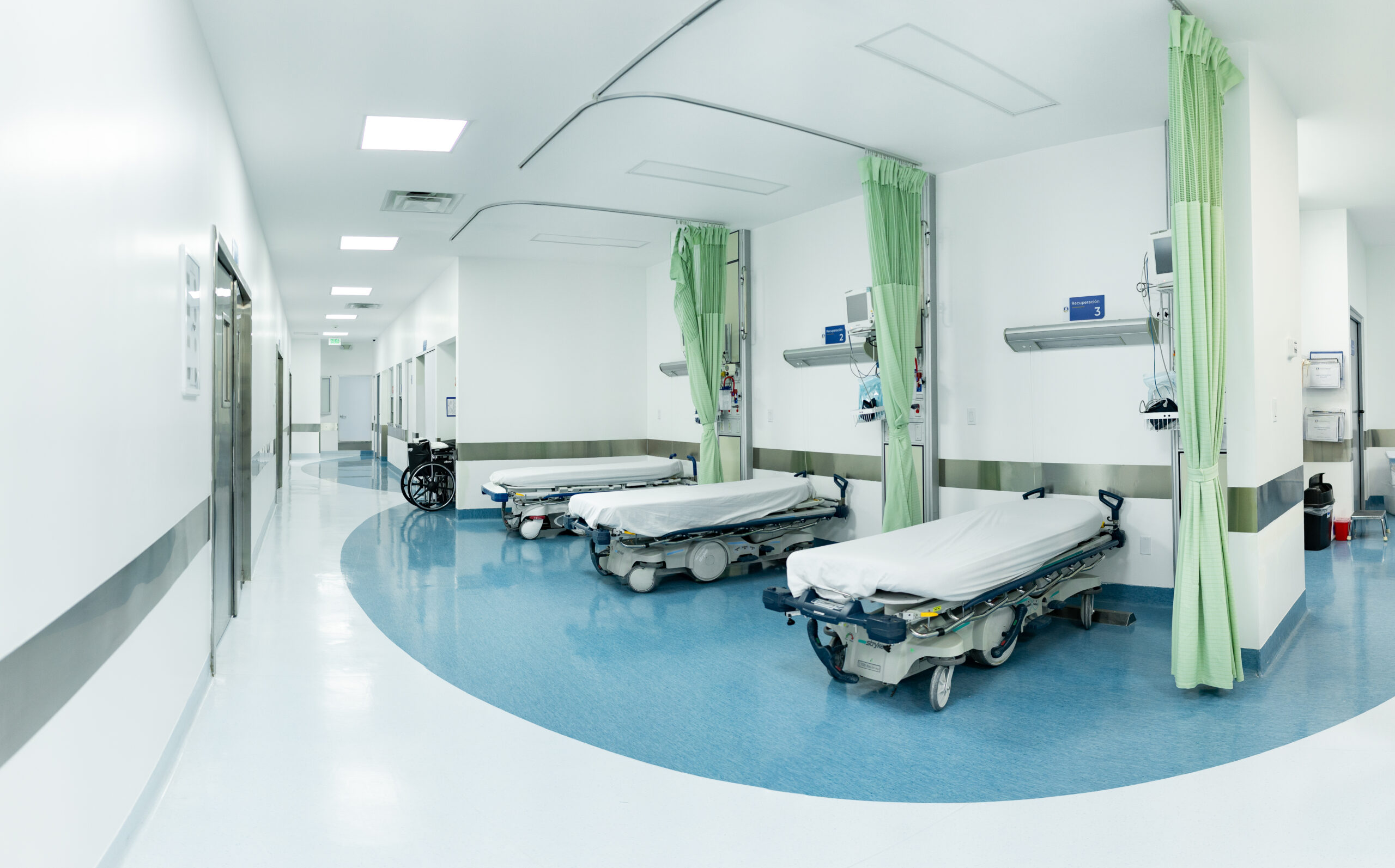 Recovery room Blue Hospital