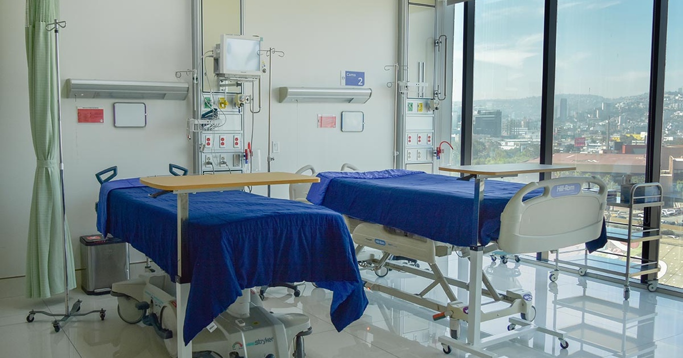 blue hospital ICU